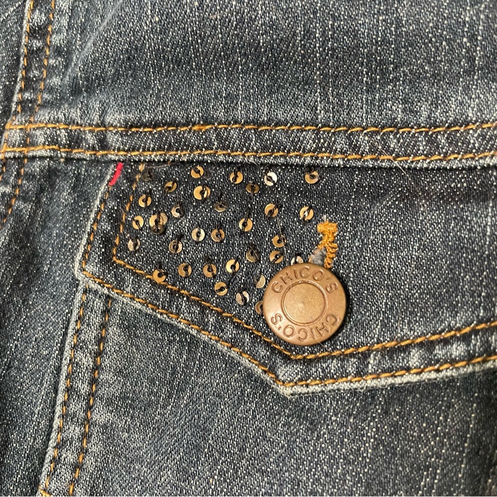 Chico’s denim jacket - Picture 7 of 10
